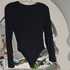 Black Long Sleeve Bodysuit